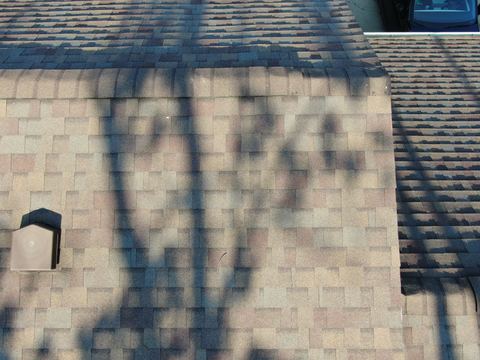 Roof inspection detail 35 — facing S