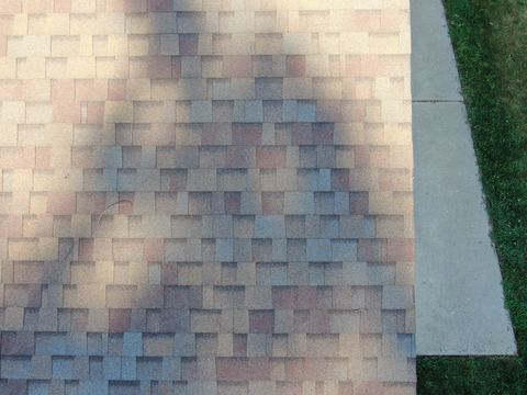 Roof inspection detail 45 — facing S