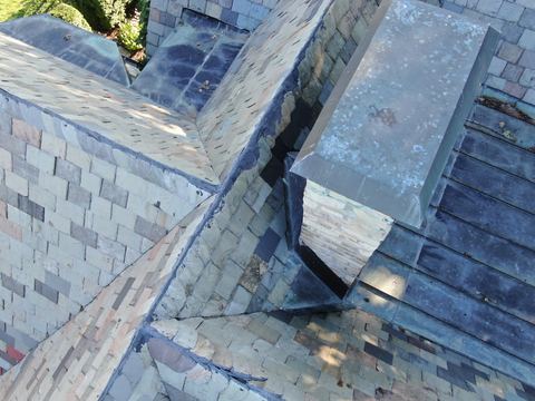 Roof inspection detail 16 — facing WSW