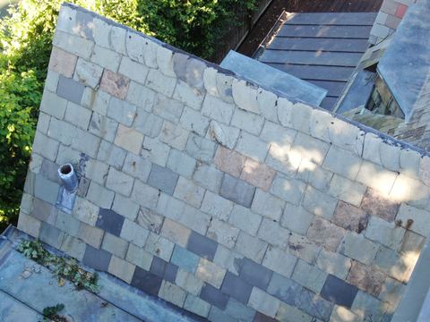 Roof inspection detail 18 — facing ENE