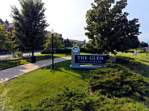 The Glen Town Center aerial flyover